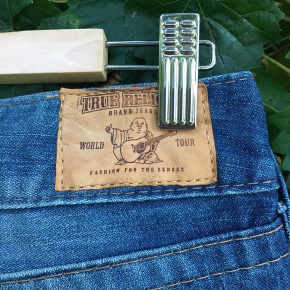 True Religion Womens Jeans Size 28 Wide/Flare Leg - Picture 3 of 8